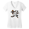 masked chaos Women's V-Neck T-Shirt