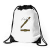 tunic for heroes Drawstring Bags