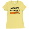 nerdy Ladies Fitted T-Shirt