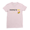Mom to Bee Baby Girl Ladies Fitted T-Shirt