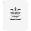 Dear Daddy, Thanks for Being my Dad Baby Boy Letter to Father Mousepad