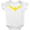 captain marvel Baby Bodysuit