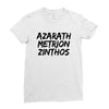 Azarath Metrion Zinthos Ladies Fitted T-Shirt