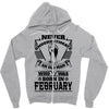 Never Underestimate Old Man Who Was Born February Zipper Hoodie