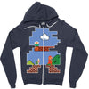 Mario Games Zipper Hoodie