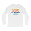 Summer Night Bonfires Beer Long Sleeve Shirts