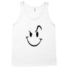 evil acid house smiley smily face mens t shirt Tank Top
