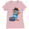perry agent p Ladies Fitted T-Shirt
