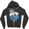 krim lim Zipper Hoodie