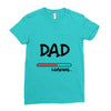 dad loading Ladies Fitted T-Shirt