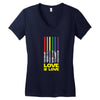 Lightsaber Rainbow Women's V-Neck T-Shirt