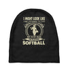 i might look like i'm playing softball Baby Beanies
