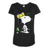 snoopy golf Maternity Scoop Neck T-shirt