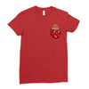 christmas cookie pocket Ladies Fitted T-Shirt