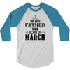 The Best Father Was Born In March 3/4 Sleeve Shirt