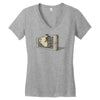 a wild pokeghost appears Women's V-Neck T-Shirt
