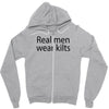 real men wear kilts Zipper Hoodie