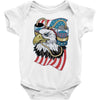 beer eagle graphic Baby Onesie