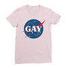 Nasa Parody Gay Ladies Fitted T-Shirt