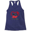 niece i wear a red heart ribbon Racerback Tank
