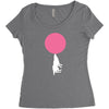 bubble moon Women's Triblend Scoop T-shirt