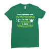 I Love Someone with Lymphoma Cancer to The Moon and Back to Infinity Ladies Fitted T-Shirt