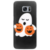pumpkin with boo Samsung Galaxy S7 Edge Case