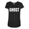 ghost (2) Maternity Scoop Neck T-shirt