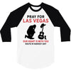 Pray for Las Vegas, Route 91 Harvest 2017 3/4 Sleeve Shirt