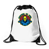 master of evil Drawstring Bags