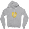 jake paul golden Zipper Hoodie