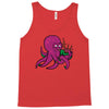 purple octopus playing the bagpipes Tank Top
