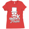 groom's posse Ladies Fitted T-Shirt