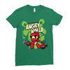 angry ninja and co Ladies Fitted T-Shirt