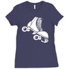 roller skate funny Ladies Fitted T-Shirt