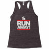 run away rabbit Racerback Tank