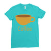 coffee (4) Ladies Fitted T-Shirt