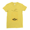 deformed jesus Ladies Fitted T-Shirt