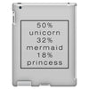50 % unicorn iPad 3 and 4 Case