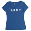 mens army military us Women's Triblend Scoop T-shirt