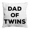 Dad of Twins Throw Pillow