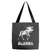 Alaska Deer Rudolph Tote Bags
