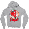 retro vespa red ideal birthday present or gift Zipper Hoodie