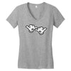 mickey mouse signe Women's V-Neck T-Shirt
