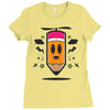 fly pencil vector Ladies Fitted T-Shirt