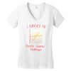 i survived charlie charlie Women's V-Neck T-Shirt