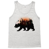 Bear Adventure With Rose Tank Top