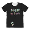 Muggle on Board Watercolor All Over Women's T-shirt
