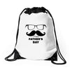 happy father's day Drawstring Bags