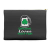 drunk lives matter Accessory Pouches